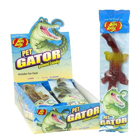 Jelly Belly Pet Gator Gummy Gummi Candy Gluten Free 85g