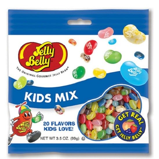 Jelly Belly Kids Mix 20 Flavours Kids Love Jelly Beans Gluten Free 99g