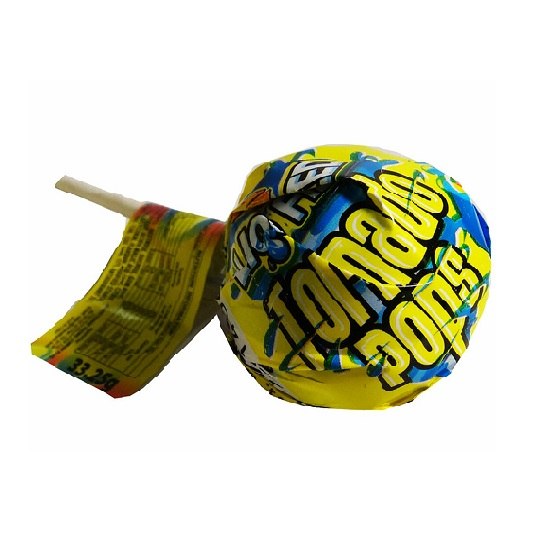 Jawbreaker Jaw Breaker Gobstopper Liquid Filled Tornado Pops Bubble Gum Center Sour Blue Razz Flavour 33g