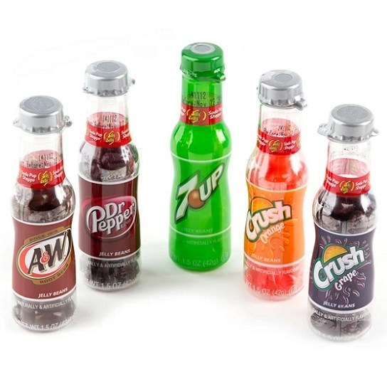Jelly Belly Soda Pop Shoppe Jelly Beans in Bottle Gluten Free 43g A& W only available