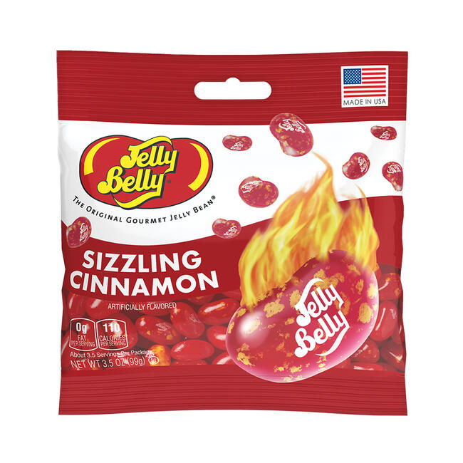 Jelly Belly Sizzling Cinnamon Flavoured Jelly Beans Gluten Free 99g Packet