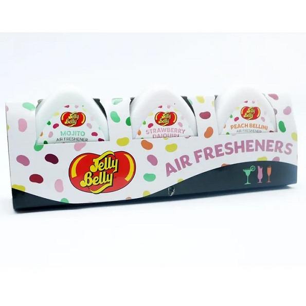 Jelly Belly Mini Gel Air Freshener Cocktail Assorted 3 Pack