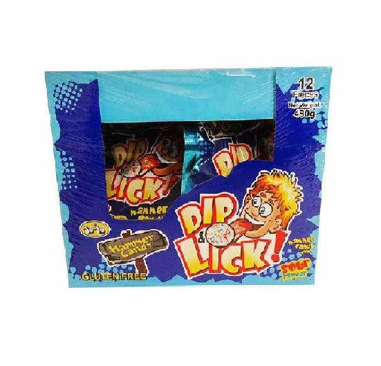 JoJo Jo Jo Hammer Candy Dip & Lick With Sour Powder Sherbet Gluten Free 40g Packet
