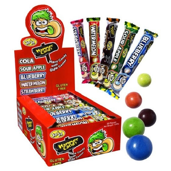 JoJo Jo Jo Hammer Candy Gobstoppers Gluten Free 40g