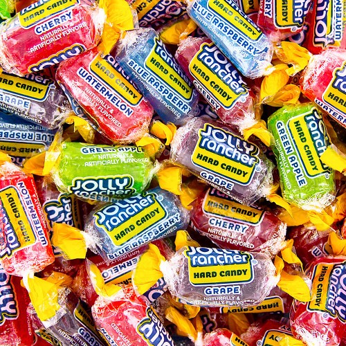 Jolly Rancher Original Hard Candy Five Fruit Flavours Gluten Free 198g Bag 500g Bag or 2.26kg