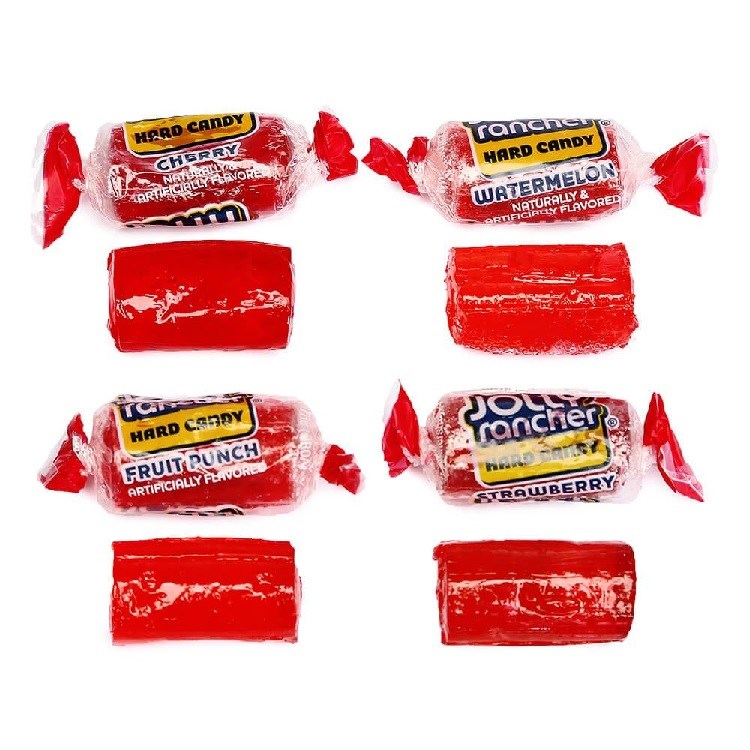 Jolly Rancher Hard Candy Awesome Reds Mix Strawberry Cherry Watermelon Fruit Punch 184g Bag