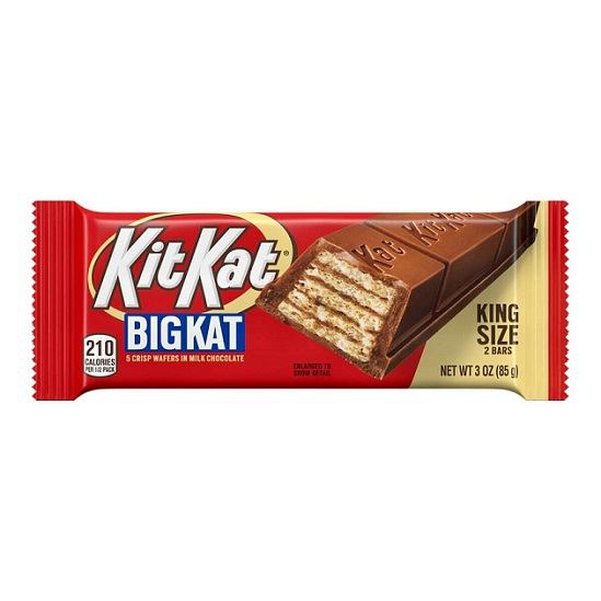 KitKat Kit Kat Big Kat King Size 2 Milk Chocolate Bars 85g