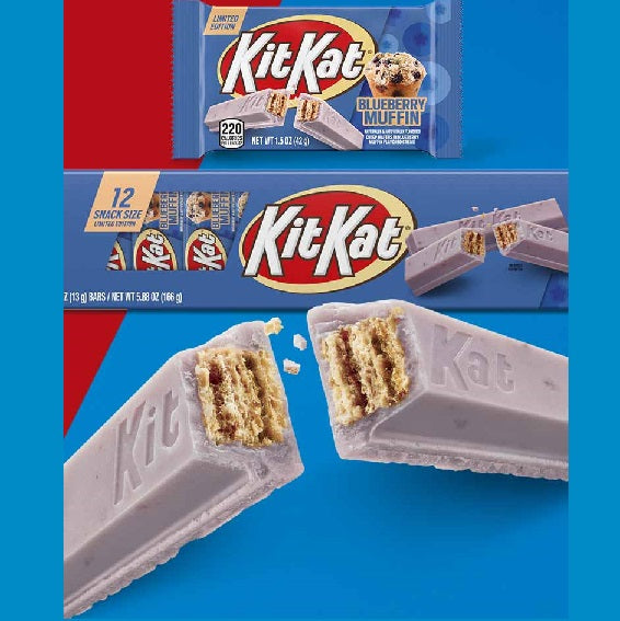 KitKat Kit Kat Blueberry Muffin Limited Edition Chocolate Wafer Bar 42g