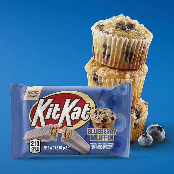 KitKat Kit Kat Blueberry Muffin Limited Edition Chocolate Wafer Bar 42g