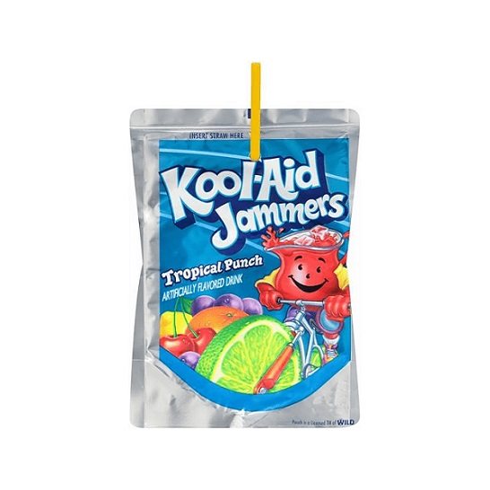 Kool-Aid Jammers Tropical Punch Flavored Ready To Drink Pouch 177ml