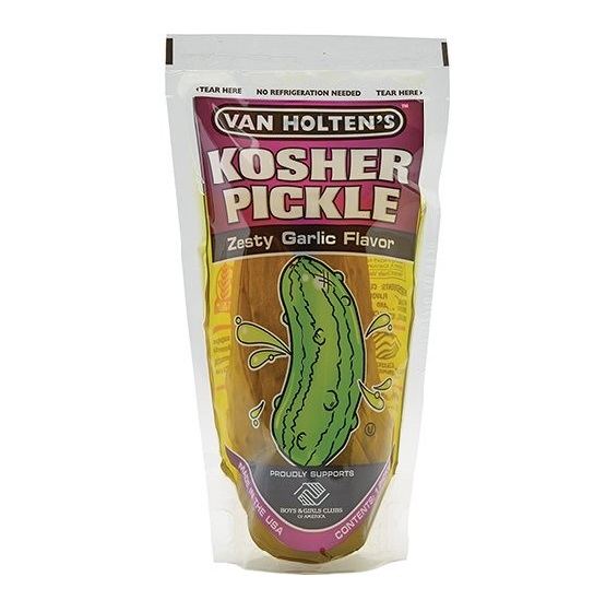 Van Holten's Holtens Kosher Garlic Pickle Flavour Pickle In a Pouch