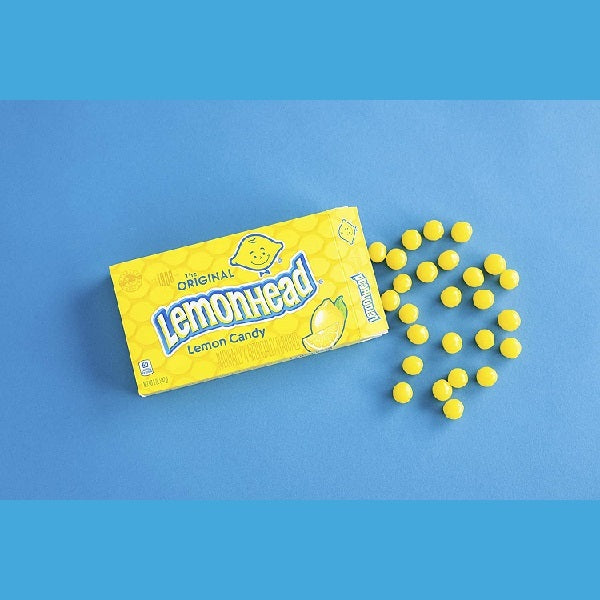 Lemonhead Hard Candy Theatre Box 142g | The Lolly Barn