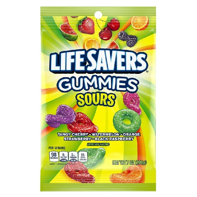 Lifesavers Candy Gummies Gummys Sour Lollies Candy 198 Bag