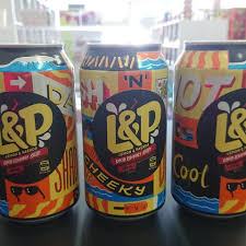 L &amp; P Lemon &amp; Paeroa Can 400ml New Zealand Favourite