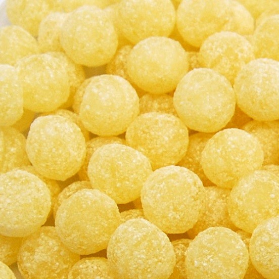 Barnetts Mega Sour Lemon Flavoured Sour Balls Hard Candy Gluten Free 150g