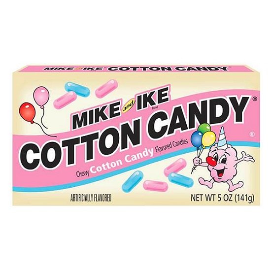 Mike and Ike Cotton Candy Flavoured Candies Gluten Free 141g Theatre Box