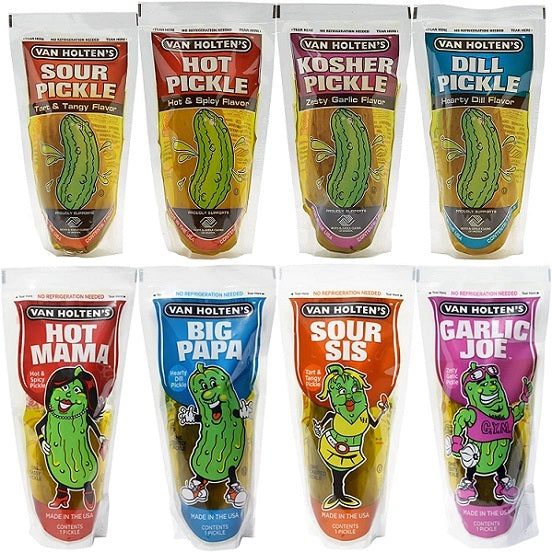 Hot Rotten Pickle Van Holten's Holtens Hot Pickle Hot & Spicy Pickle Flavour Pickle In a ...