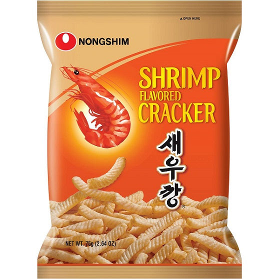 Nonshim Shrimp Prawn Flavoured Cracker Snack 75g