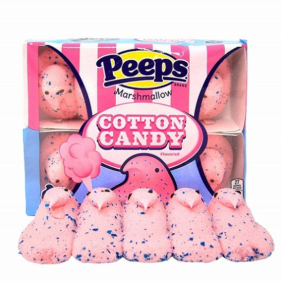 Peeps Cotton Candy Flavoured Marshmallow Chicks Gluten Free 85g