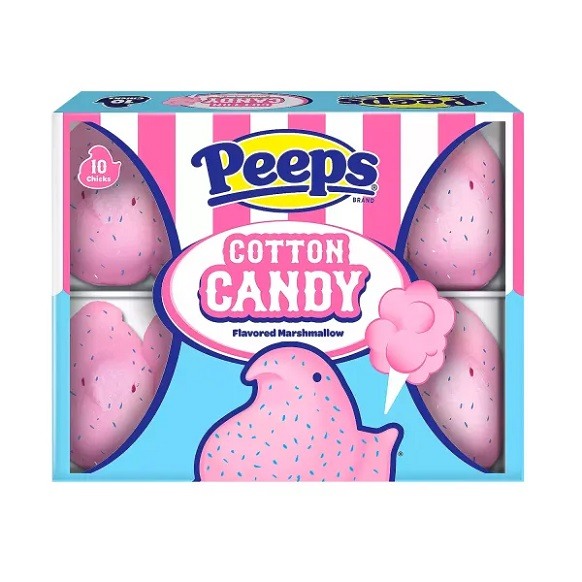 Peeps Cotton Candy Flavoured Marshmallow Chicks Gluten Free 85g