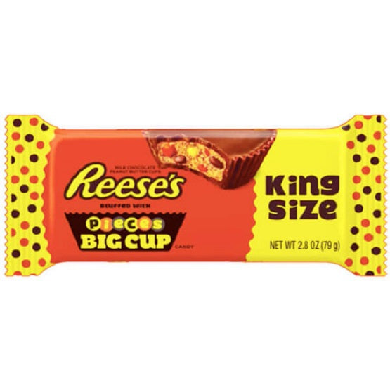 Reese's Reeses Big Cup Pieces with Peanut Butter covered in Milk Chocolate King Size 79g