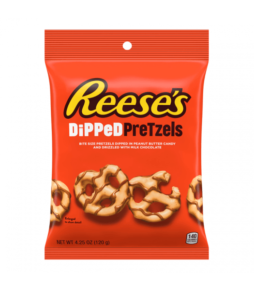 Hersheys Hershey's Reeses Reese's Dipped Pretzels 120g Bag