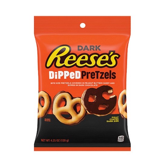 Reese's Reeses Dark Chocolate Dipped Pretzels 240g Bag