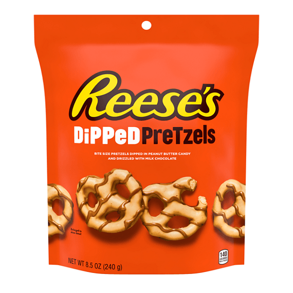 Hersheys Hershey's Reese's Reeses Dipped Pretzels Snack 240g