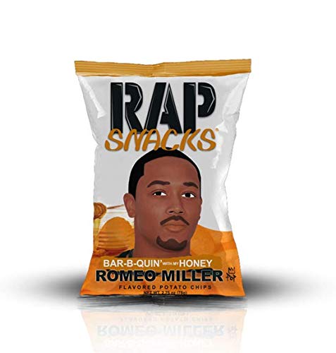 Rap Snacks Romeo Miller Bar-B-Quin’ With My Honey Flavored Potato Chips 78g Packet