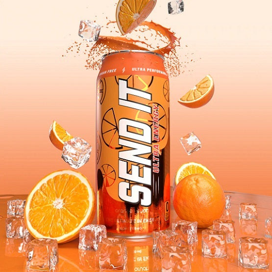 Send It Energy Drink Orange Crush Zero Sugar RTD 500ml