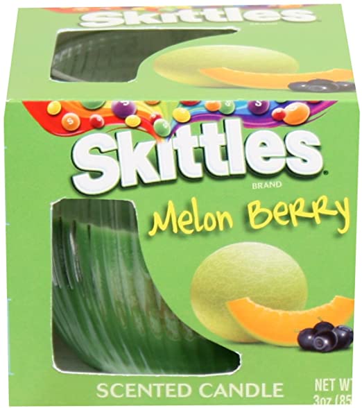 Skittles Scented Candle Jar Melon Berry 85g