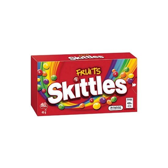 Skittles Original Fruit Chewy Candy 45g Box