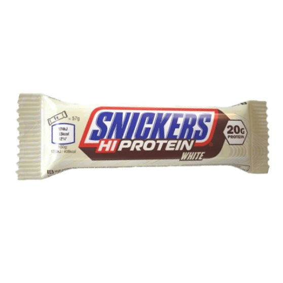 Snickers White Chocolate Hi Protein Low Sugar Bar 57g