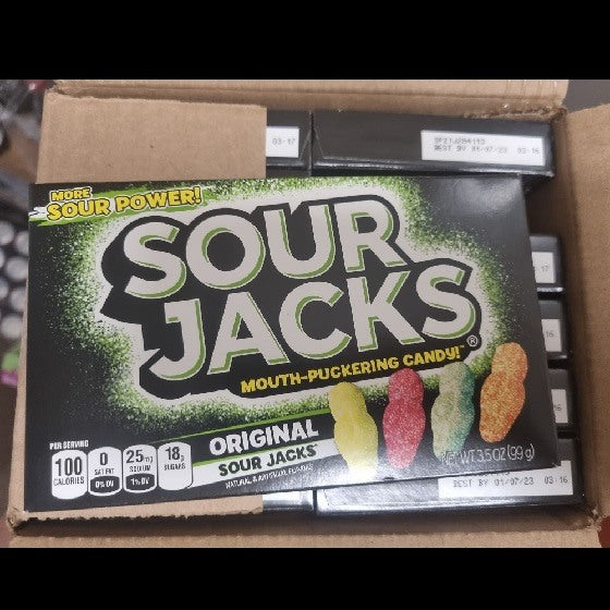 Sour Jacks Sour Chewy Gummy Gummi Candy Gluten Free 99g