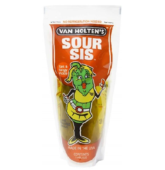 Van Holten's Holtens Sour Sis Tart &amp; Tangy Flavour Pickle In a Pouch