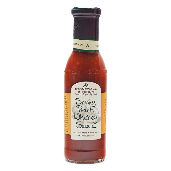 Stonewall Kitchen Smoky Peach Whiskey Sauce Gluten Free 330ml