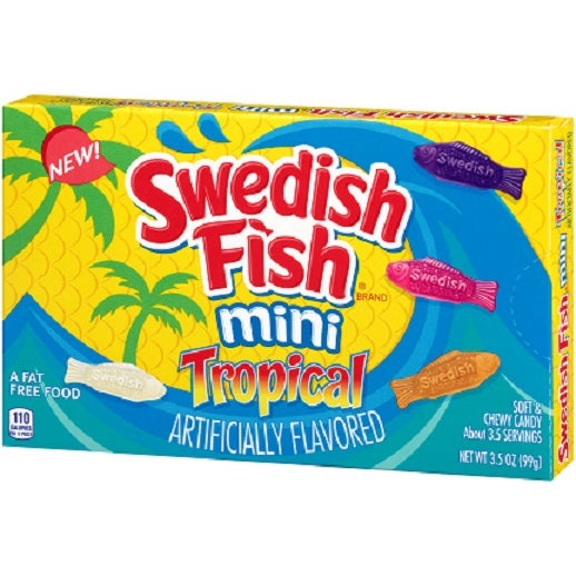 Swedish Fish Mini Tropical Theatre Box 99g