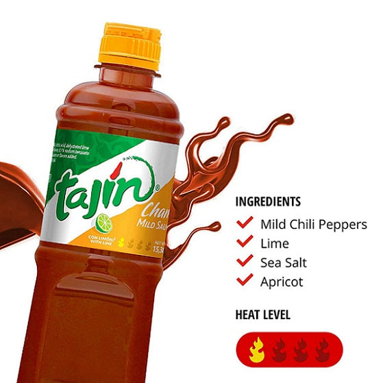 Tajin Chamoy Fruity Mild Hot Sauce with Lime Gluten Free 455ml