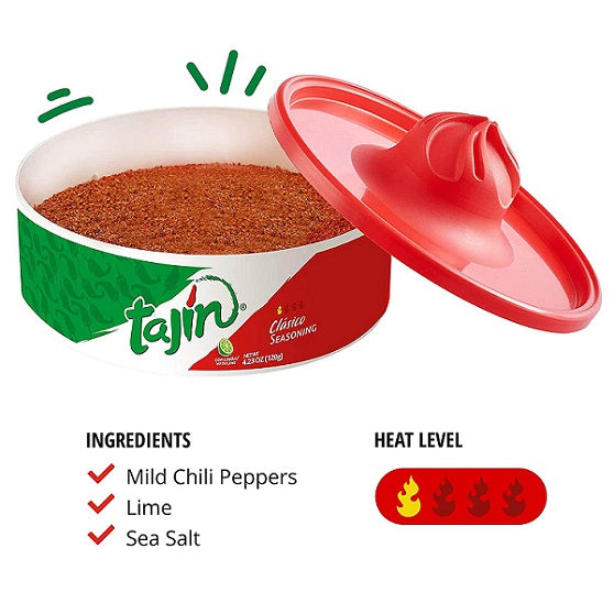 Tajin Seasoning Rimmer Lid Escarchador 120g