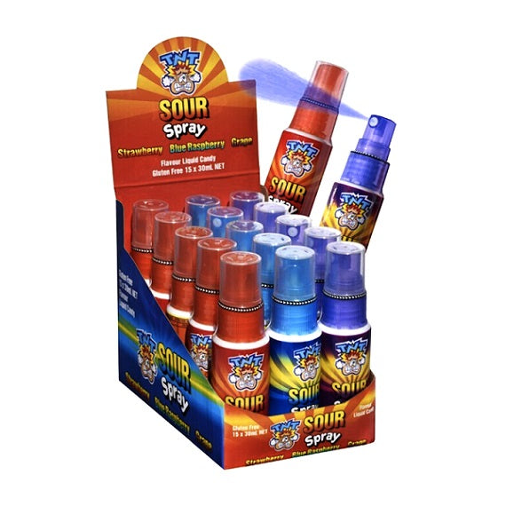 TNT Sour Spray Liquid Candy Assorted Flavours 30ml