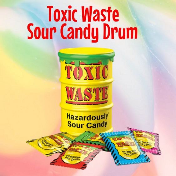 Toxic Waste Hazardously Sour Candy Drum Special Edition Gluten Free 48g