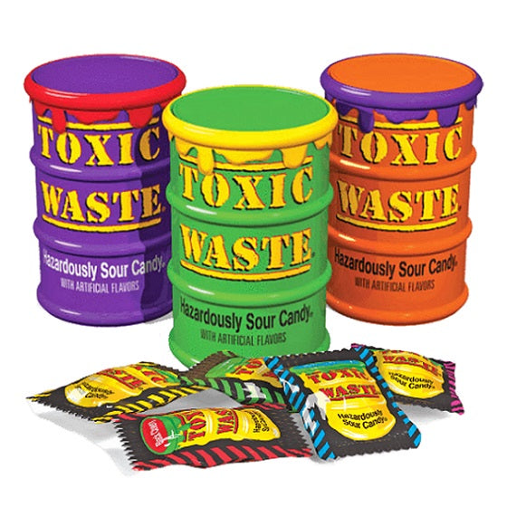 Toxic Waste Hazardously Sour Candy Drum Special Edition Gluten Free 48g