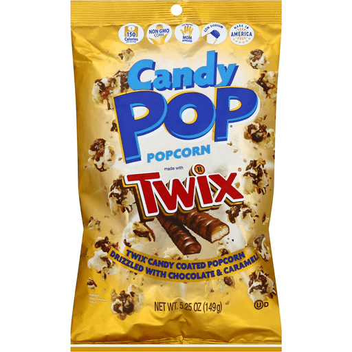 Candy Pop Popcorn Twix Snack Treat 149g Bag