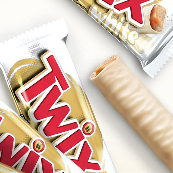 Twix White Chocolate Caramel Cookie Biscuit Bar King Size 75g