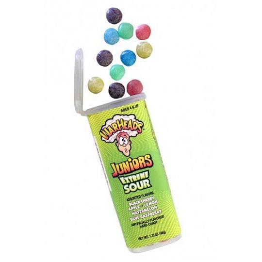 WarHeads Extreme Sour Minis Hard Candy Junior Box 49g