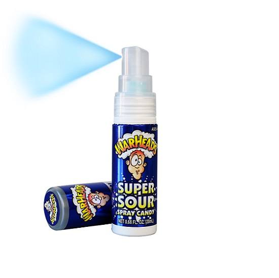 WarHeads Super Sour Candy Spray 20ml Bottle Apple Watermelon Raspberry ...