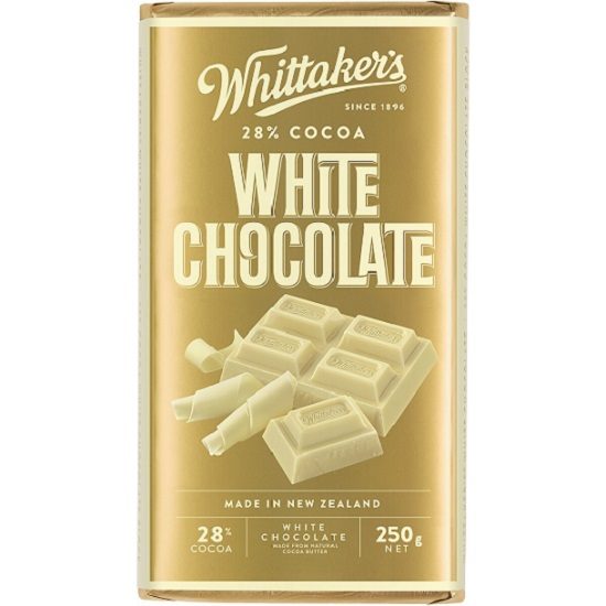 Whittaker's Whittakers White Chocolate Block 250g