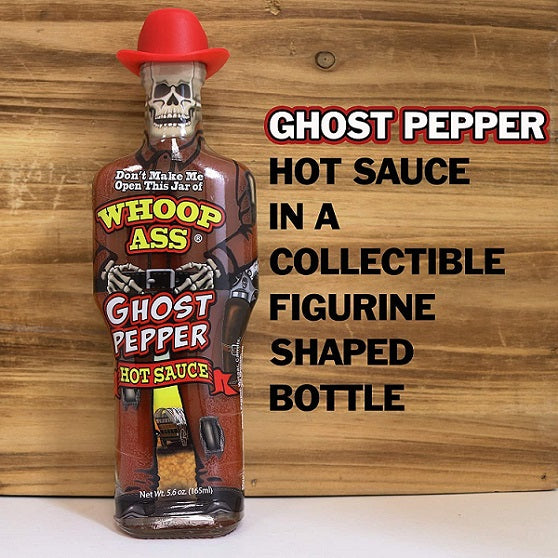 Whoop Ass Ghost Pepper Hot Sauce 165ml