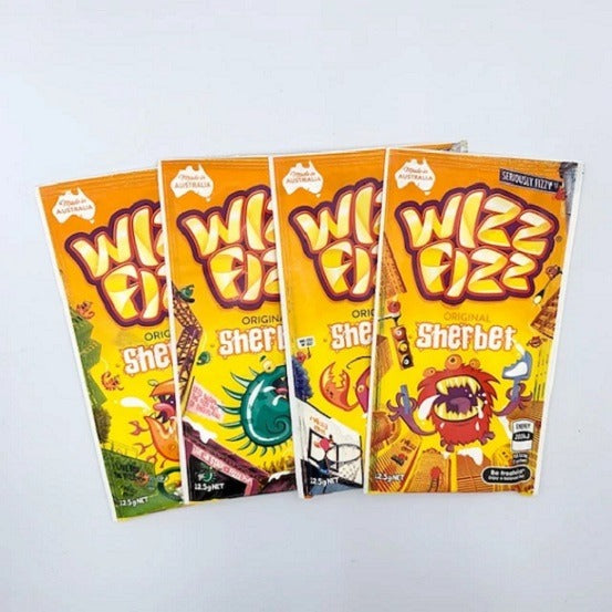 Aussie Wizz Fizz Sherbet 8 Pack Gluten Free 100g