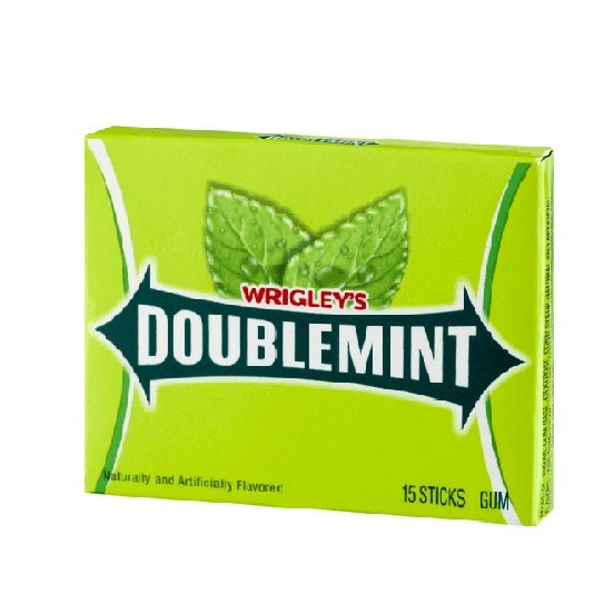 Wrigley's Wrigleys Doublemint Chewing Gum 15 Pieces Per Pack 40.5g